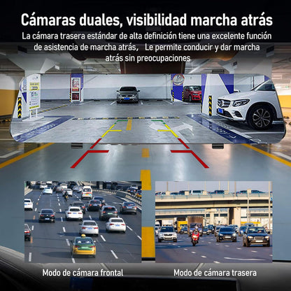 ESPEJO RETROVISOR DOBLE CAMARA + ¡OBSEQUIO ESPECIAL! 🎁