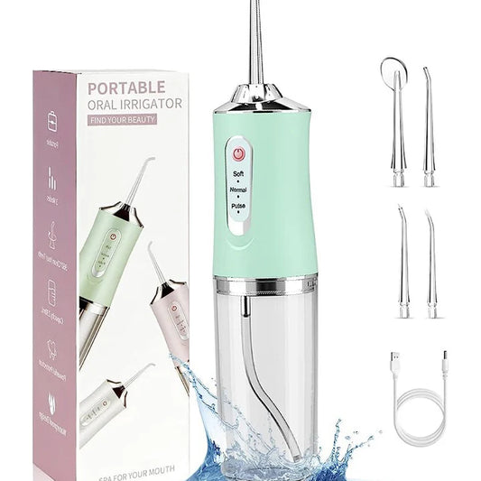 IRRIGADOR BUCAL LIMPIADOR DE DIENTES + ¡OBSEQUIO! 🎁